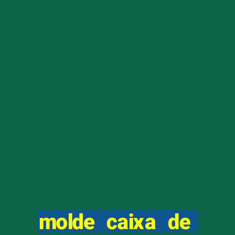 molde caixa de baralho png